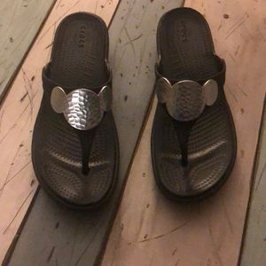 Crocs wedge sandals